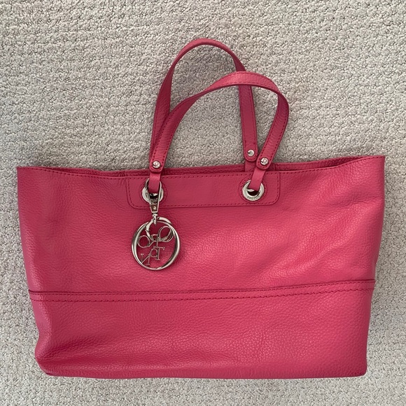 Oroton Bags Oroton Leather Tote Bag Poshmark